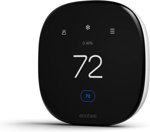 ecobee Smart Thermostat Enhanced – Programmable Wifi Thermostat – Works with Siri, Alexa, Google Assistant – Energy Star Certified – Smart Home