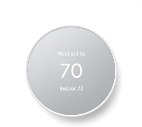 Google Nest Thermostat – Smart Thermostat for Home – Programmable Wifi Thermostat – Snow