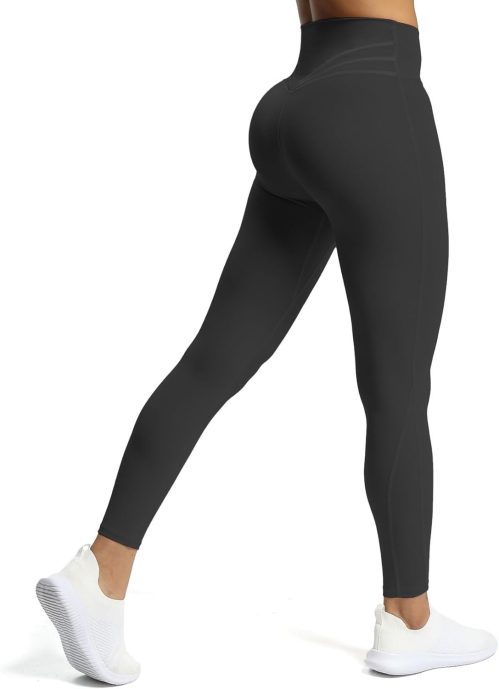 Aoxjox High Waisted Workout Leggings for Women Trinity Yoga Pants 26.5″