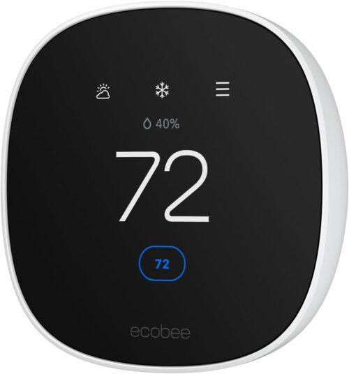New 2025 ecobee Smart Thermostat Essential – Energy Star Certified programmable Wi-Fi Thermostat – Works with Siri, Alexa, and Google Assistant
