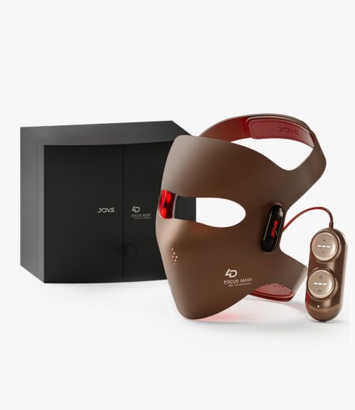 JOVS 4D Laser Light Therapy Mask, Red Light Therapy for Face with 4 Different Wavelength Adopted FPT Concentrated Technology, 3 Modes Portable Face Mask for Anti-aging