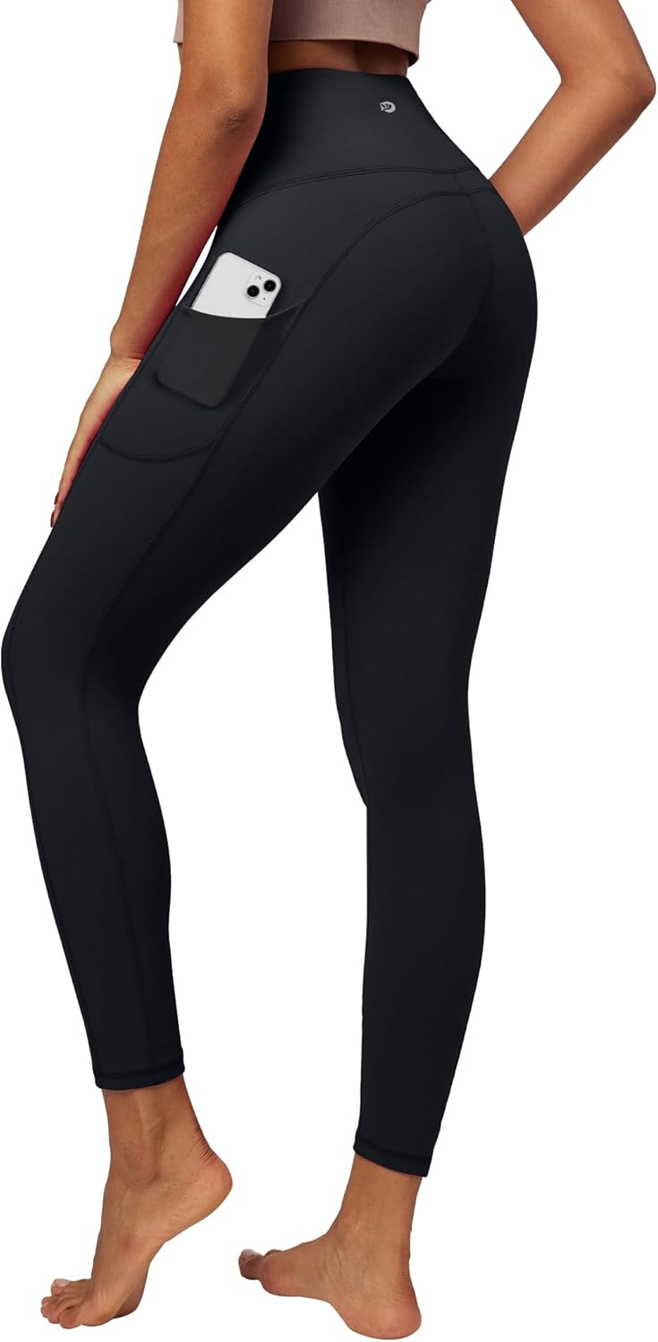 IUGA High Waist Yoga Pants with Pockets, Leggings for Women Tummy Control, Workout Leggings for Women 4 Way Stretch