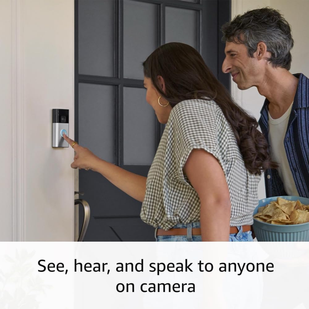 Ring Battery Doorbell — Now with 66% more coverage, Head-to-Toe Video, Live View with Two-Way Talk, and Motion Detection & Alerts (2024 release), | 2-pack | Venetian Bronze - Image 4