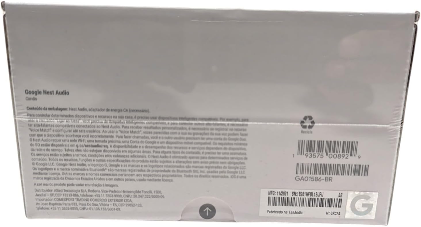 Google Audio Bluetooth Speaker - Wireless Music Streaming, Powerful Sound, Assistant Built-in, Wi-Fi and Bluetooth Connectivity, Smart Home Control, Stereo Pairing (Charcoal) - Image 4