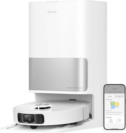 DREAME L10s Ultra Gen 2 Robot Vacuum and Mop, 10,000Pa Suction, MopExtend Technology, All-in-One Base Station, Pet-Friendly, Versatile Carpet Cleaning, DuoScrub Mopping System, Smart Pathfinder Tech