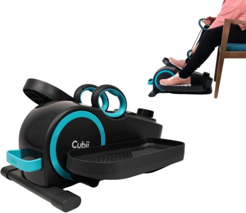Cubii Total Body – Compact 2-in-1 Elliptical with 12 Resistance Levels, Low-Impact Cardio & Strength Training with an Ergonomic Pulley System for a Full-Body Workout – Adult to Senior