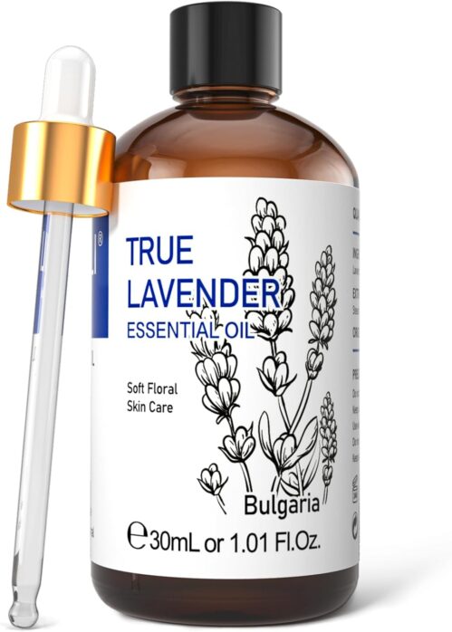 HIQILI Lavender Essential Oil for Diffusers for Home,100% Pure Natural, Undiluted & Therapeutic Grade, Relax, Relieve Stress and Improve Sleep Quality | 1 Fl Oz