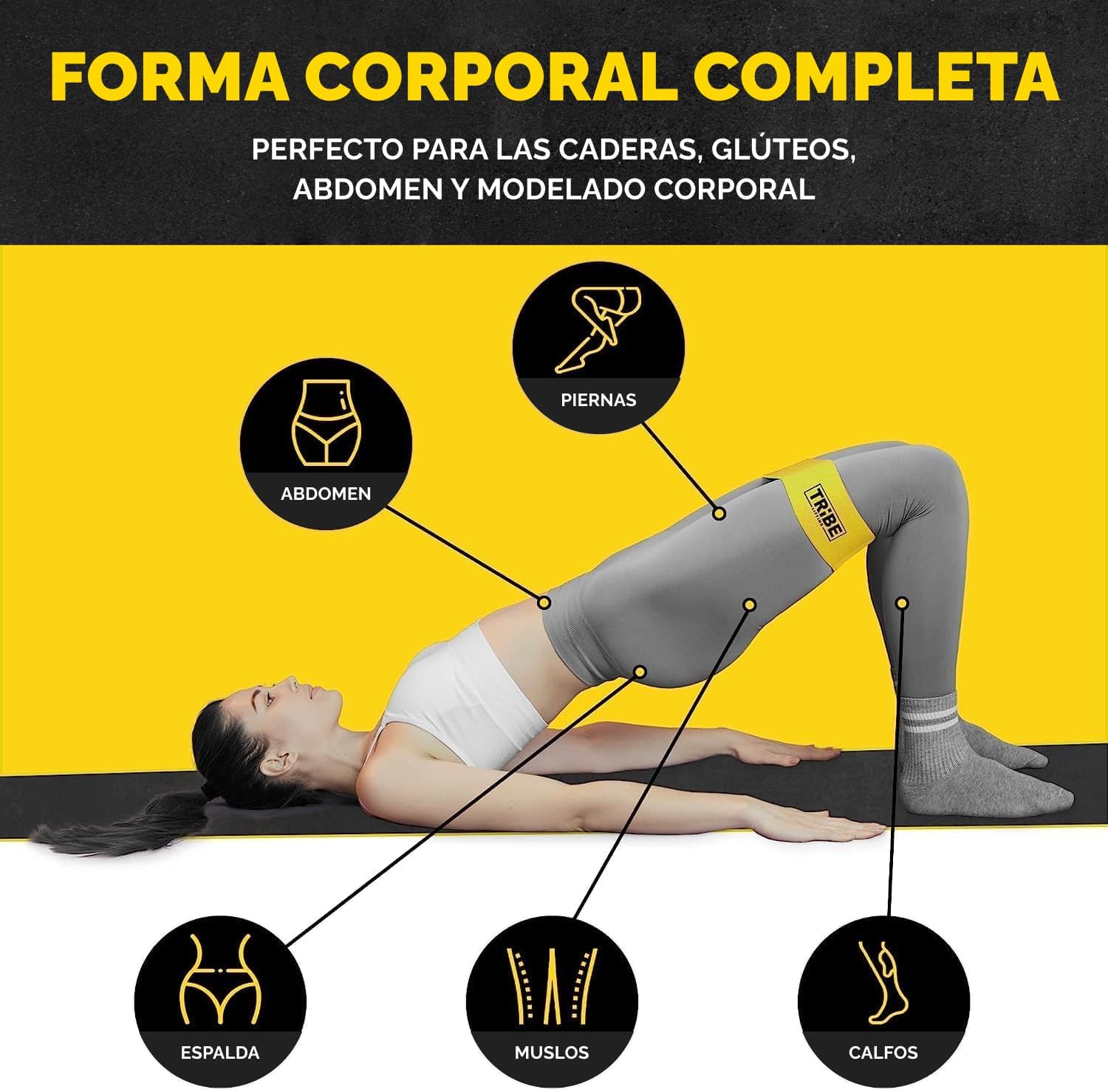 Fabric Resistance Bands for Working Out - Booty Bands for Women and Men - Exercise Bands Resistance Bands Set - Workout Bands Resistance Bands for Legs - Fitness Bands - Image 4