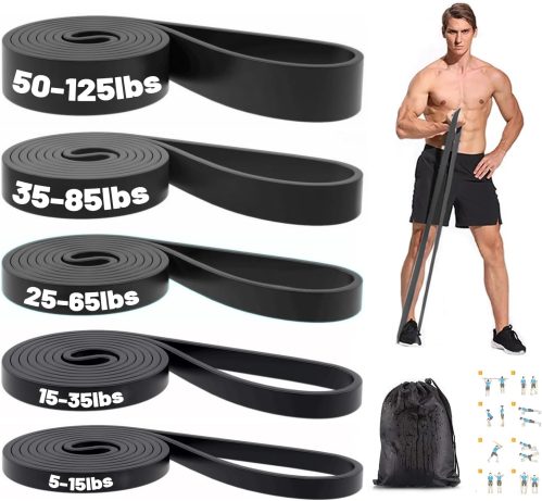 Resistance Bands, Pull Up Bands, Exercise Workout Bands for Working Out, Pull Up Assistance Bands Set for Men & Women, Body Stretching, Physical Therapy, Muscle Training