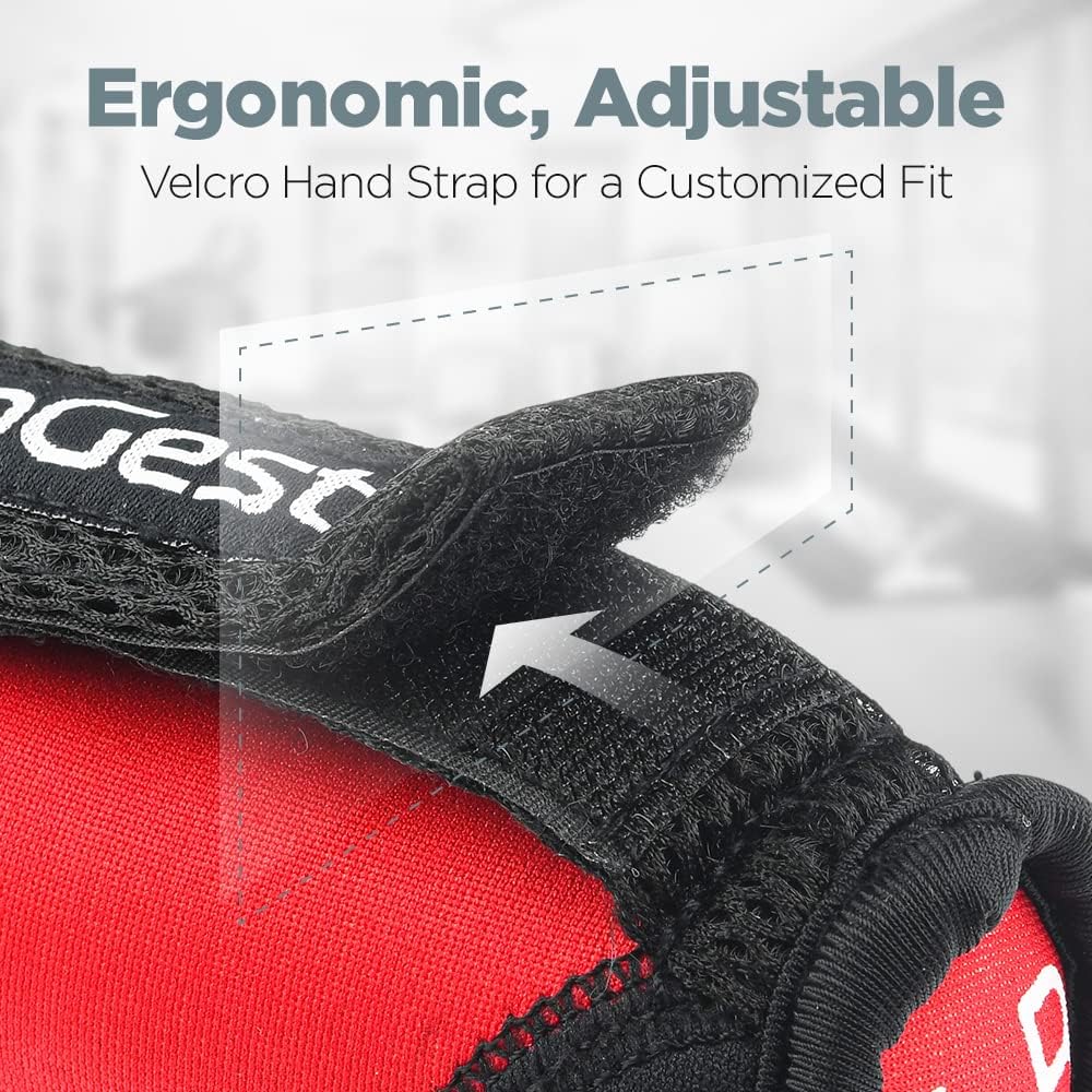 Logest Soft Hand Weights - Adjustable Neoprene Dumbbells (1LB, 2LB, 3LB, 4LB) - Red, Yellow, Blue, Purple - Velcro Straps - Weight Training, Walking, Jogging, Aerobics, Yoga - Image 2