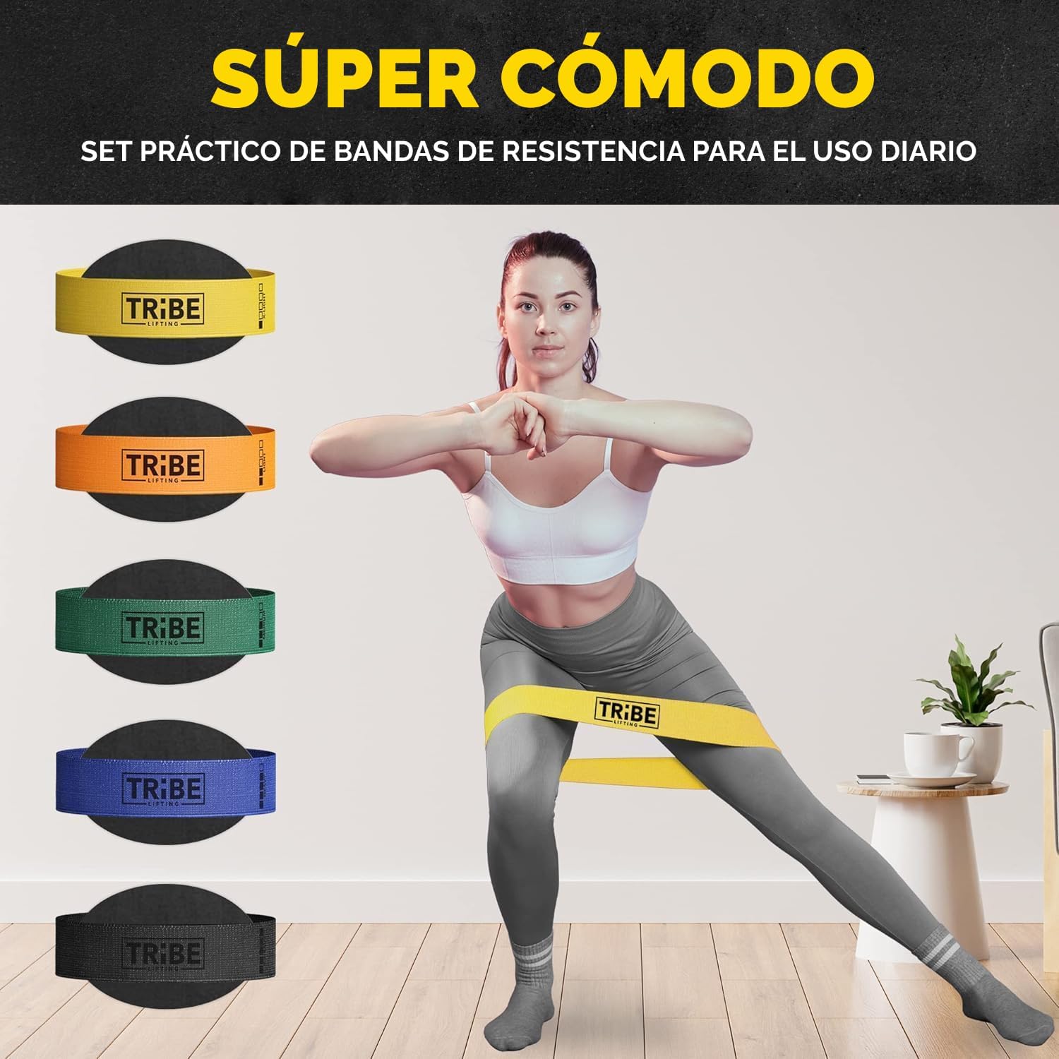 Fabric Resistance Bands for Working Out - Booty Bands for Women and Men - Exercise Bands Resistance Bands Set - Workout Bands Resistance Bands for Legs - Fitness Bands - Image 7