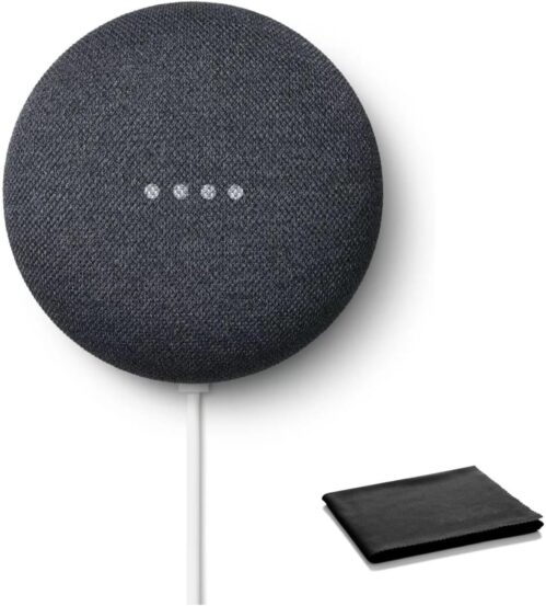 Google Nest Mini Bluetooth Speaker, Japan Model, Multi Language with English Compatibility Assistant (2nd Gen) Charcoal