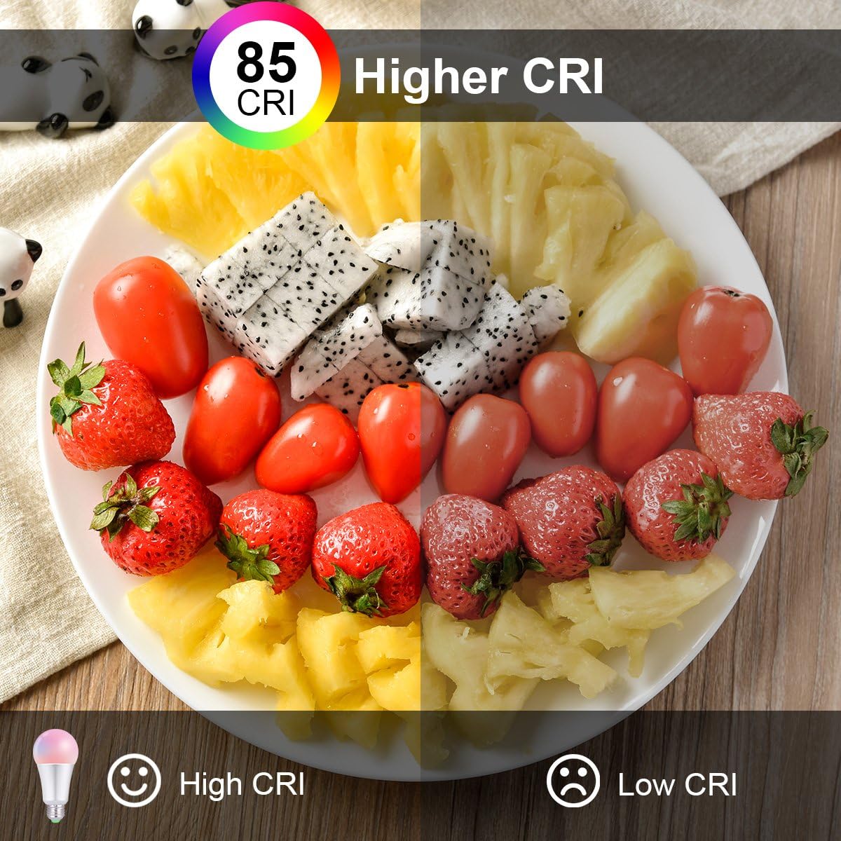 ILC Color Changing LED Light Bulb, 120 Colors, 2700K Warm White, 70 Watt Equivalent, DIY Strobe, RGB with Remote Control, LED 10W A19 E26 Screw (Pack of 2) - Image 6