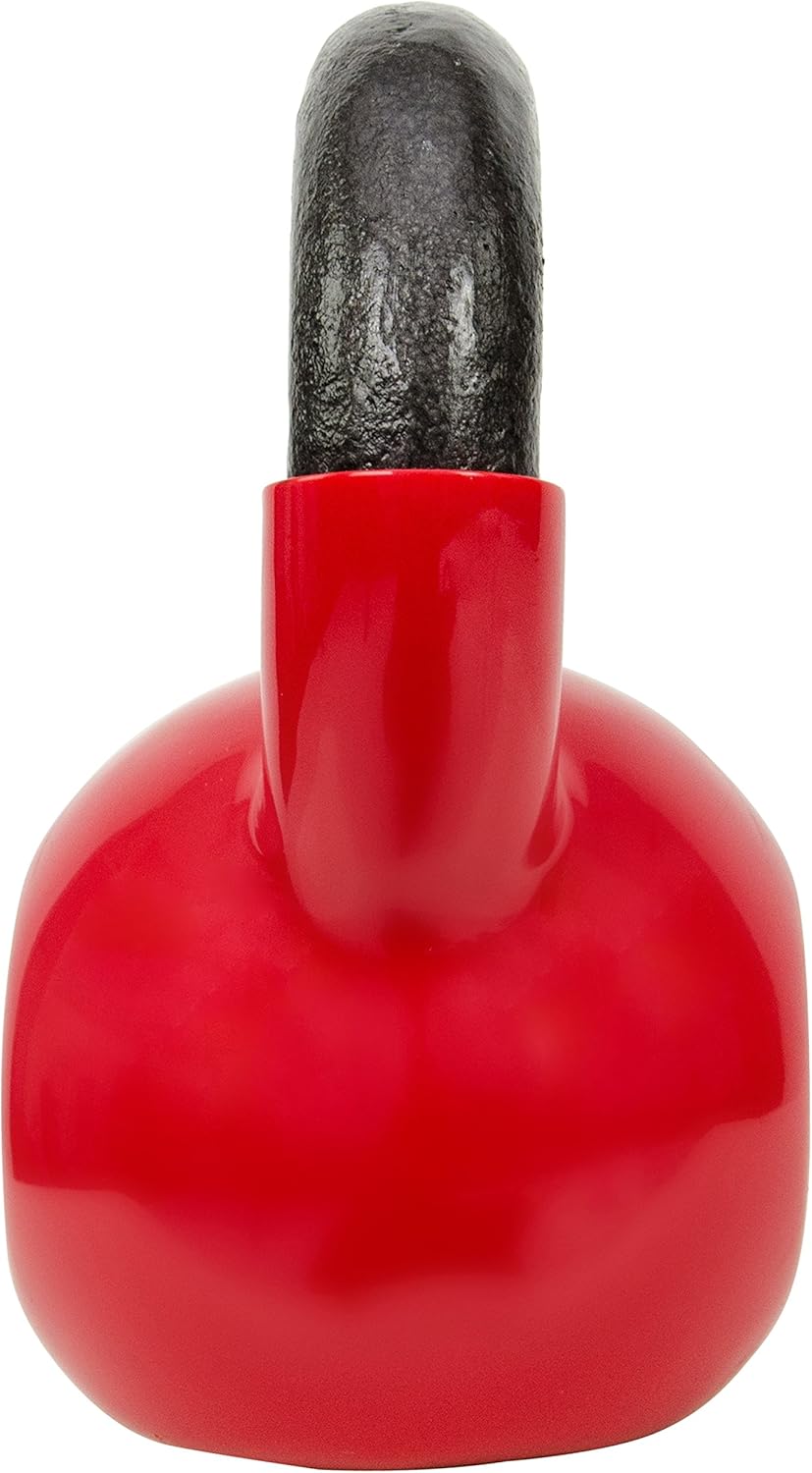 Sunny Health & Fitness Vinyl Coated Kettlebell for Strength Weight Training & Swinging Exercise - In 5, 10, 15, 20, 25 Pound - Image 5