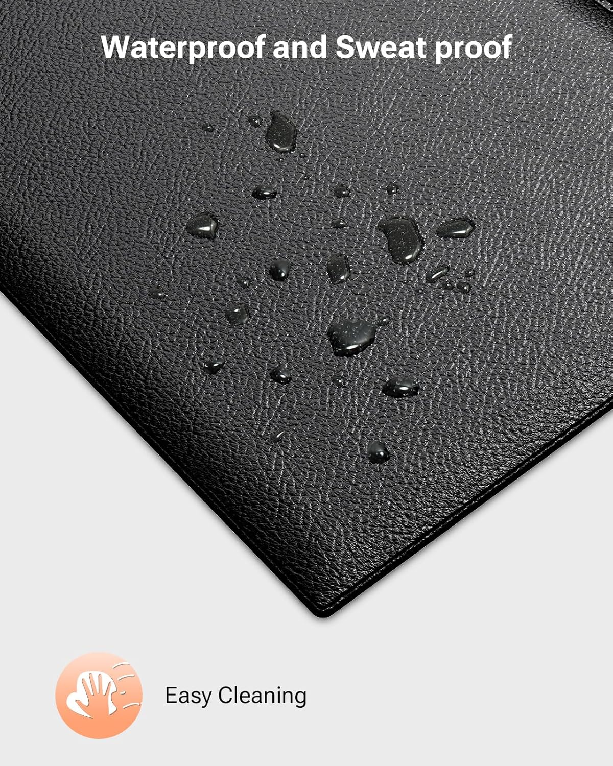 UREVO Foldable Treadmill Mat, Exercise Bike Mats for Home Gym Workout, Waterproof Non-Slip Exercise Equipment Mat Floor Protector for Indoor Cycles, Rowing Machine, Elliptical - Image 5