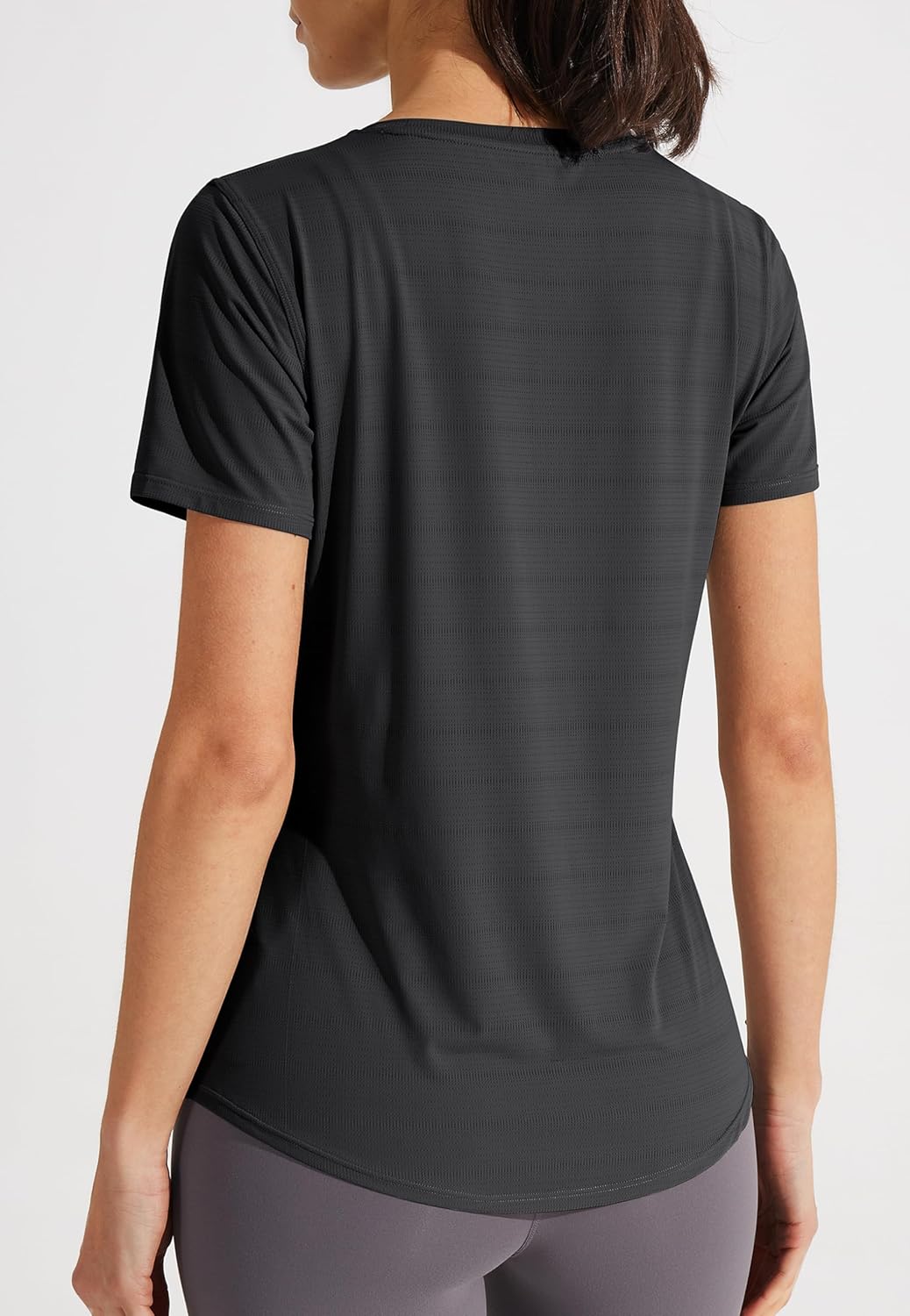 Libin Women's Workout T Shirts Short Sleeve Gym Running Athletic Tops Quick Dry Crewneck Yoga Shirts - Image 3