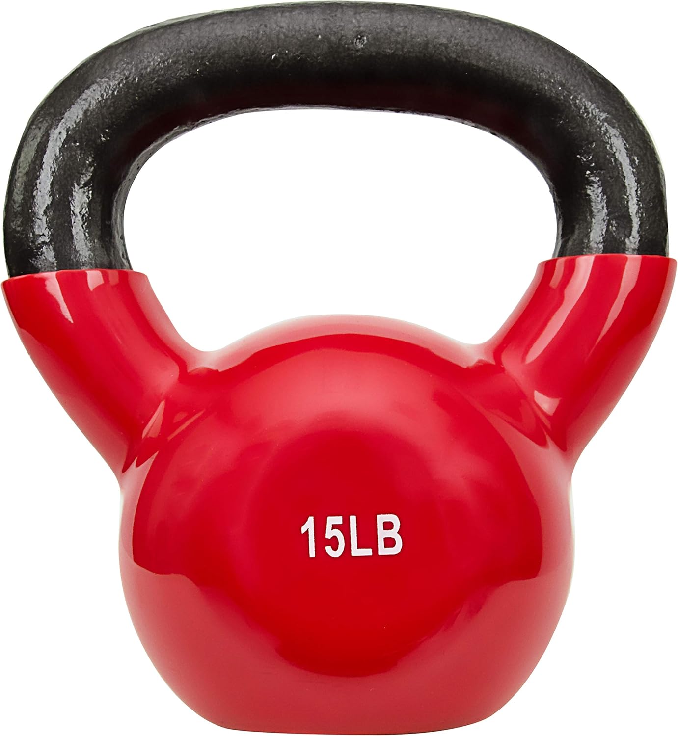 Sunny Health & Fitness Vinyl Coated Kettlebell for Strength Weight Training & Swinging Exercise - In 5, 10, 15, 20, 25 Pound - Image 4