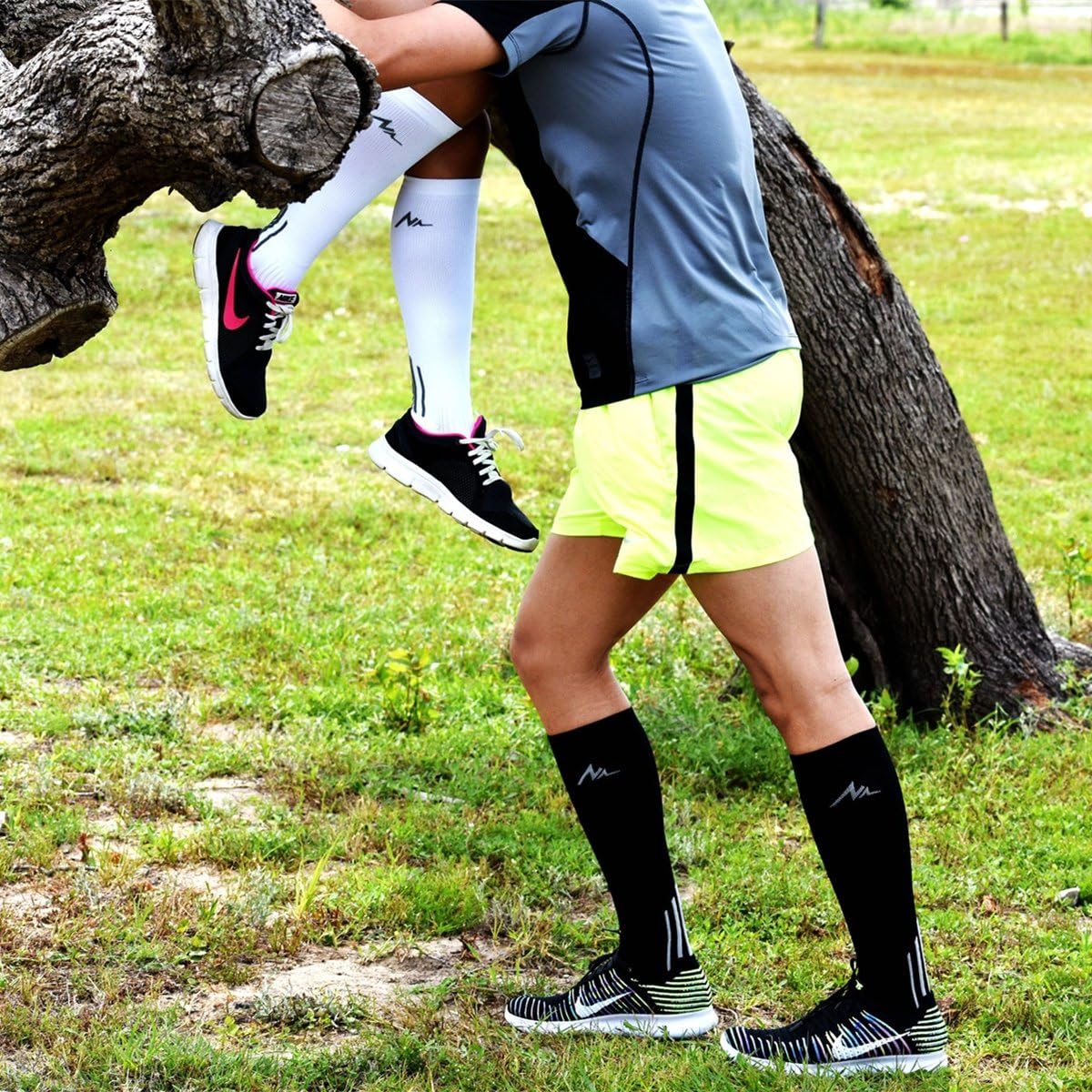 NEWZILL Medical Compression Socks for Women & Men Circulation 20-30 mmHg, Best for Running Athletic Hiking Travel Flight Nurses - Image 6