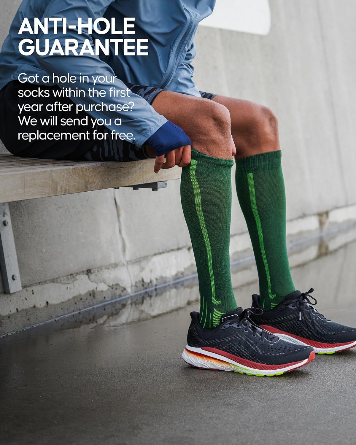 DANISH ENDURANCE Graduated Compression Socks 21-26mmHg, for Women & Men - Image 4