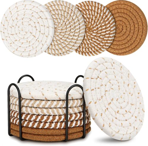 Farmhouse Coasters, Fall Decor, Home Decor Clearance, Dome Decor Aesthetic, Fall Kitchen Decor, Boho Office Decor, Dining Room Decor, Housewarming Gifts, Kitchen Table Decor