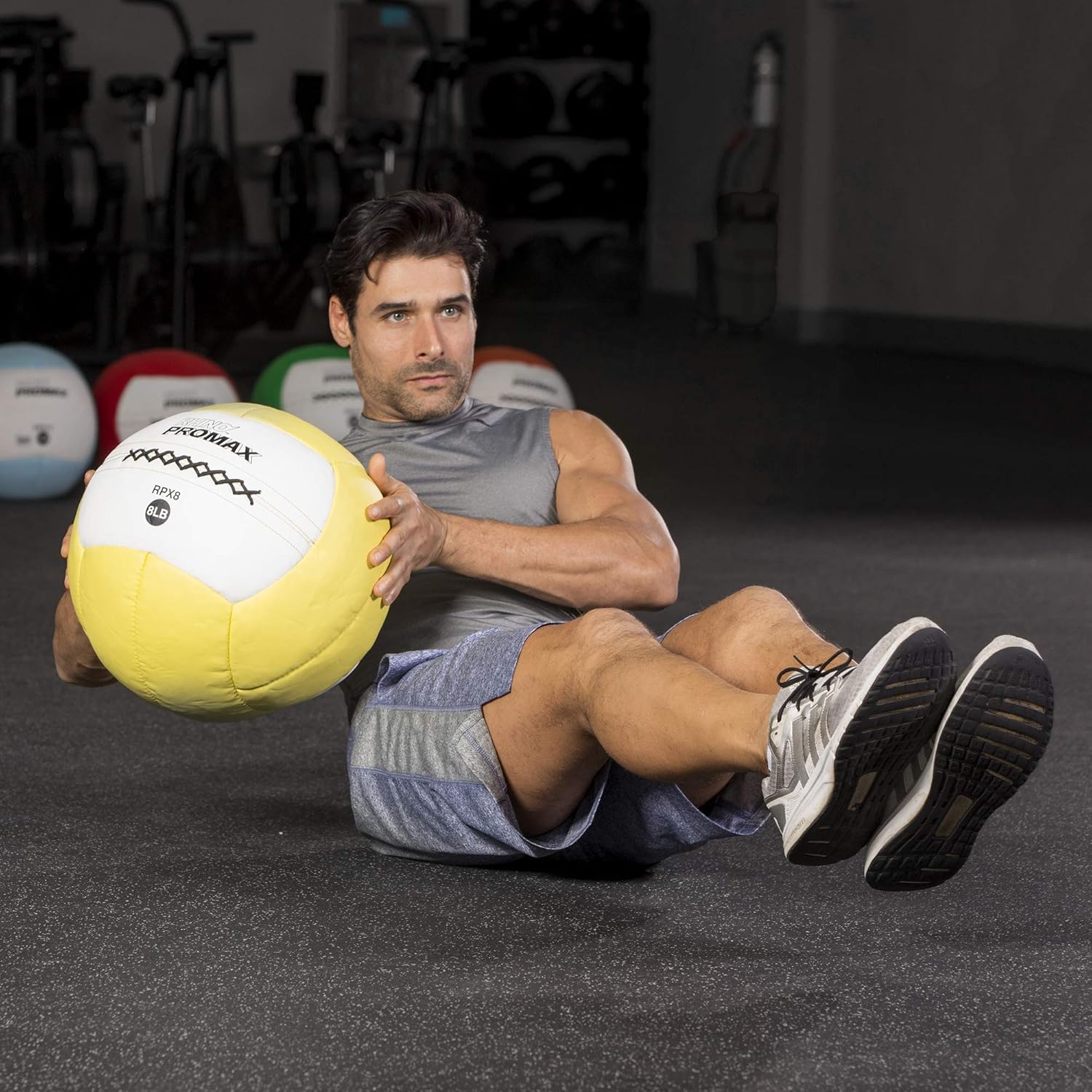 Champion Sports Rhino Promax Slam Balls, 10 lb, Soft Shell with Non-Slip Grip, Medicine Wall Exercise Ball for Weightlifting, Plyometrics, Cross Training, & Home Gym Fitness - Image 6