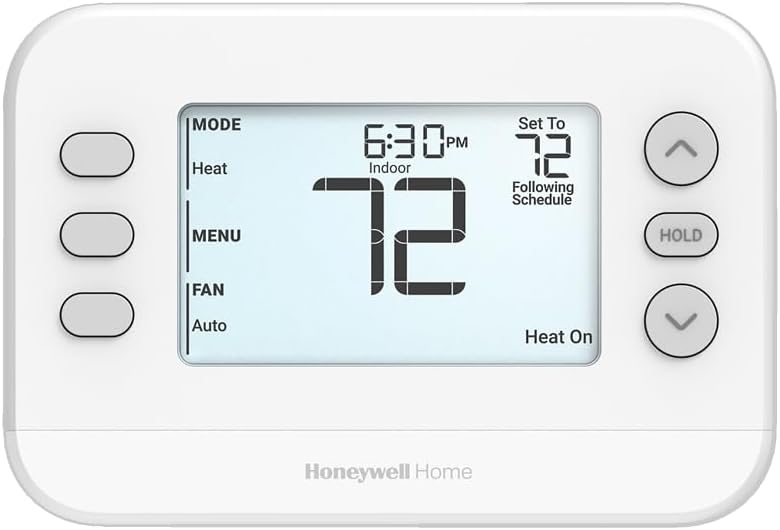 Honeywell TH2110U4004/U T4 Pro Programmable Thermostat, Energy-Efficient Temperature Control, 2 Heat/1 Cool, Large LCD Display