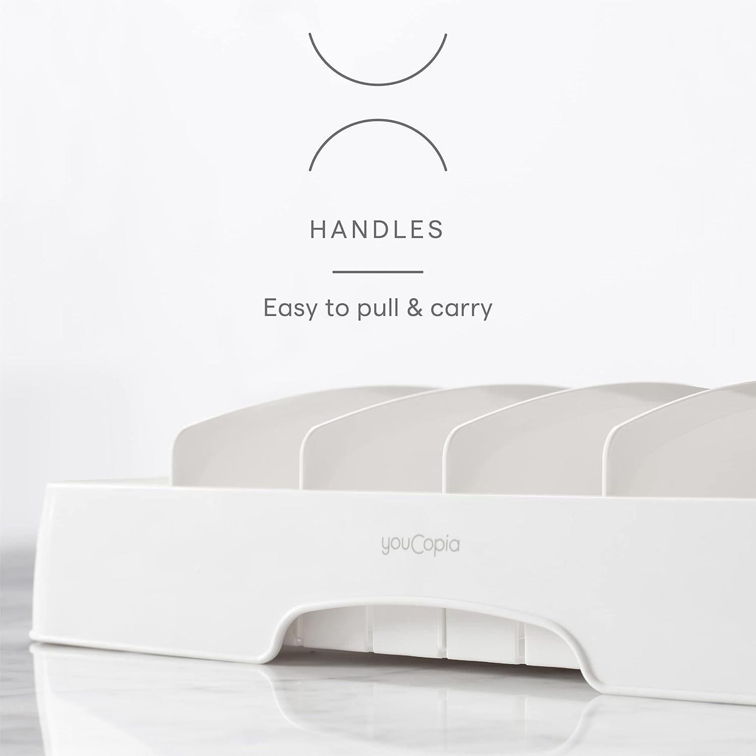 YouCopia StoraLid Adjustable Food Container Lid Organizer for Kitchen Cabinet Storage, Large - Image 6