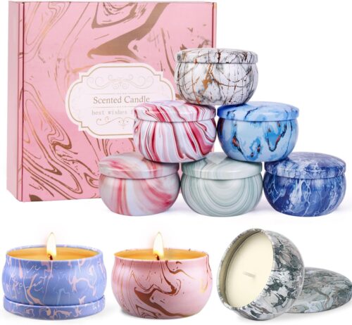 Candles – Scented Candles Gift Set for Women, 9-Pack Natural Aromatherapy Candles for Home Scented, Long Burning Candles Gifts for Stocking Stuffers, Party Favor, Mothers Day, Birthday, Valentines Day