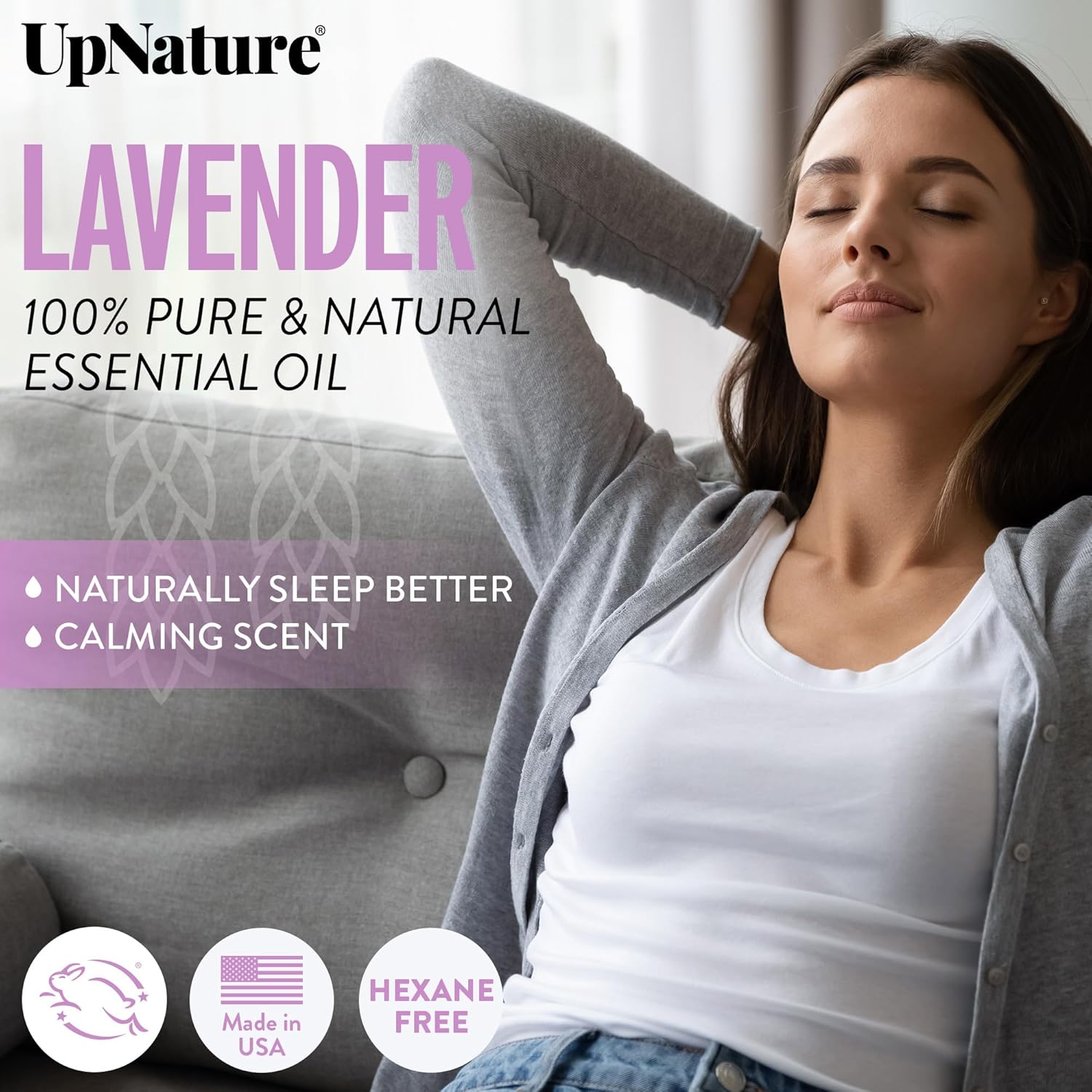 UpNature Lavender Essential Oil Pure Roll On - 100% Natural Lavender Oil for Skin - Image 2