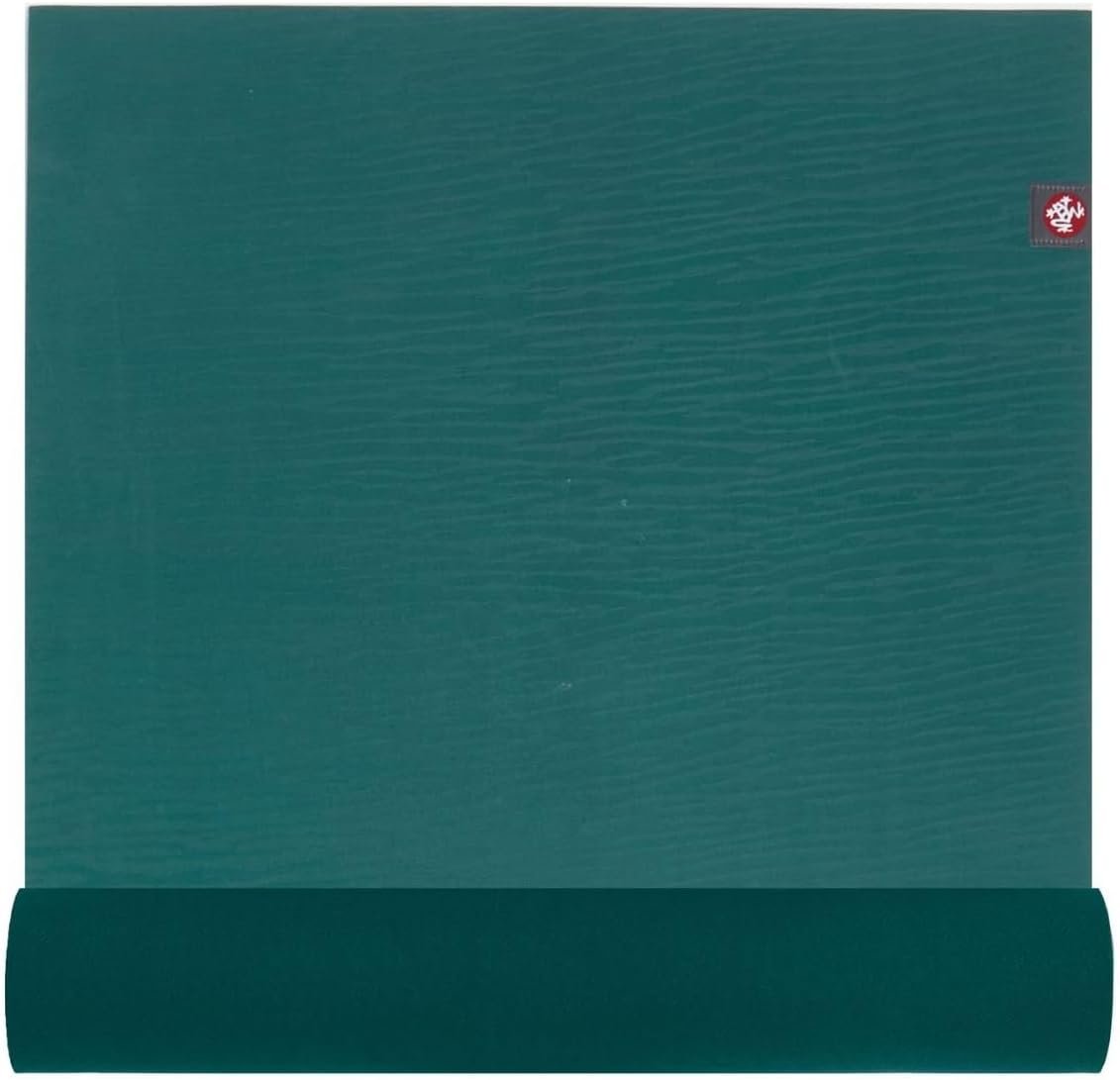Manduka eKOLite Yoga Mat – 4mm Natural Rubber | Eco-Friendly | Soft Textured Surface | Natural Next-to-Skin Feel
