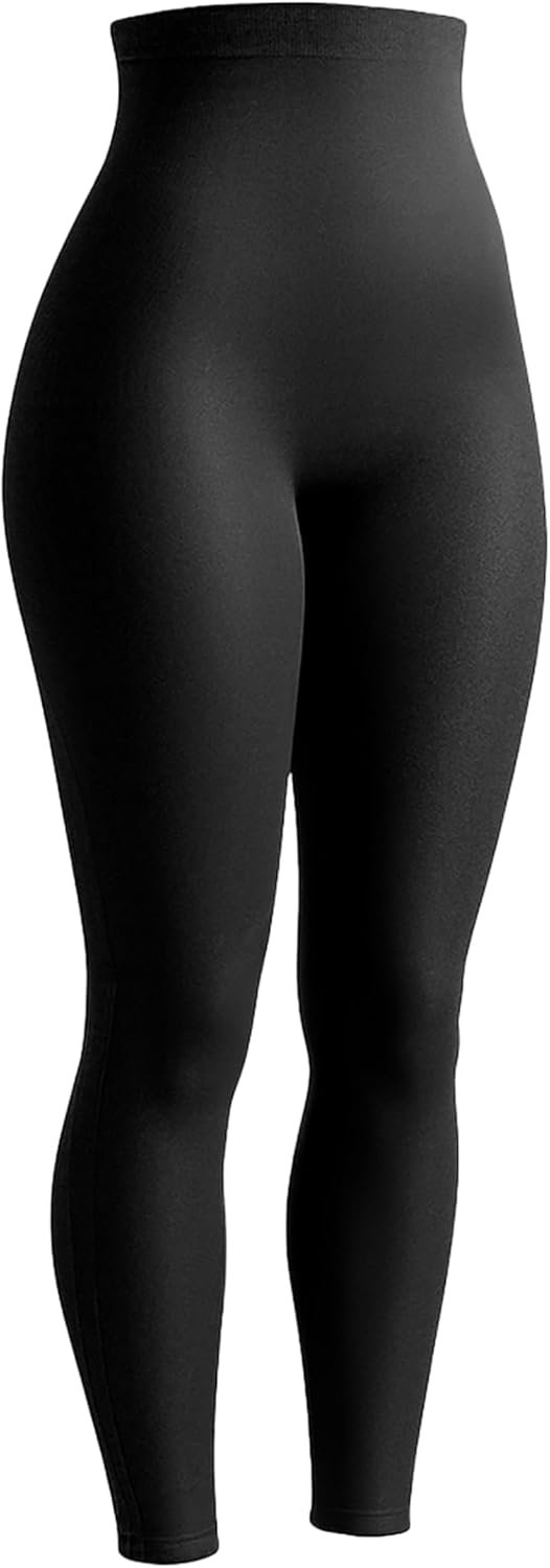 SHAPERMINT High Waisted Tummy Control Compression Leggings for Women – Petite to Plus Size Womens Leggings Non See Through