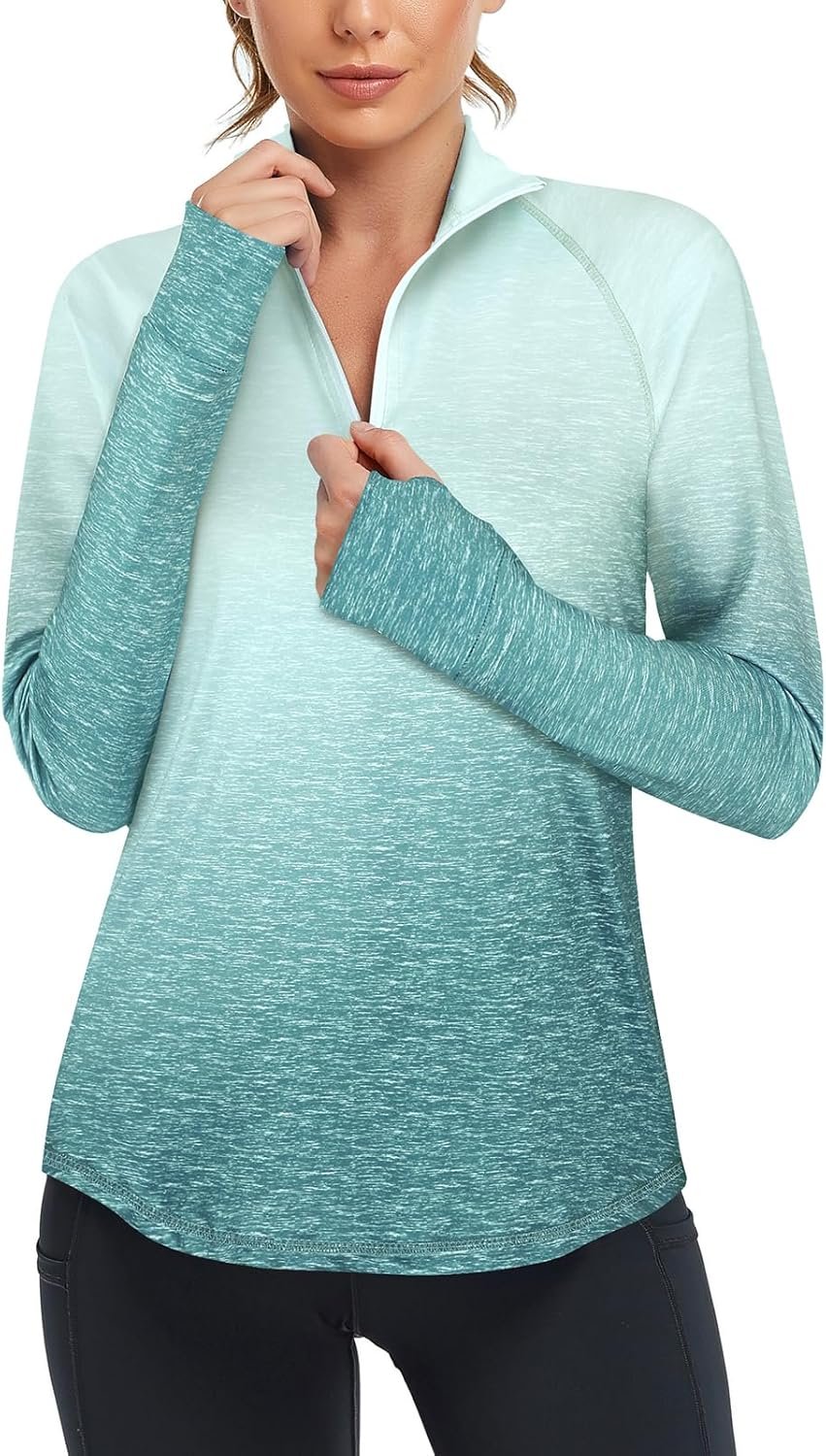 Cucuchy Womens V Neck Golf Polo Shirts Moisture Wicking Sports Workout Tops