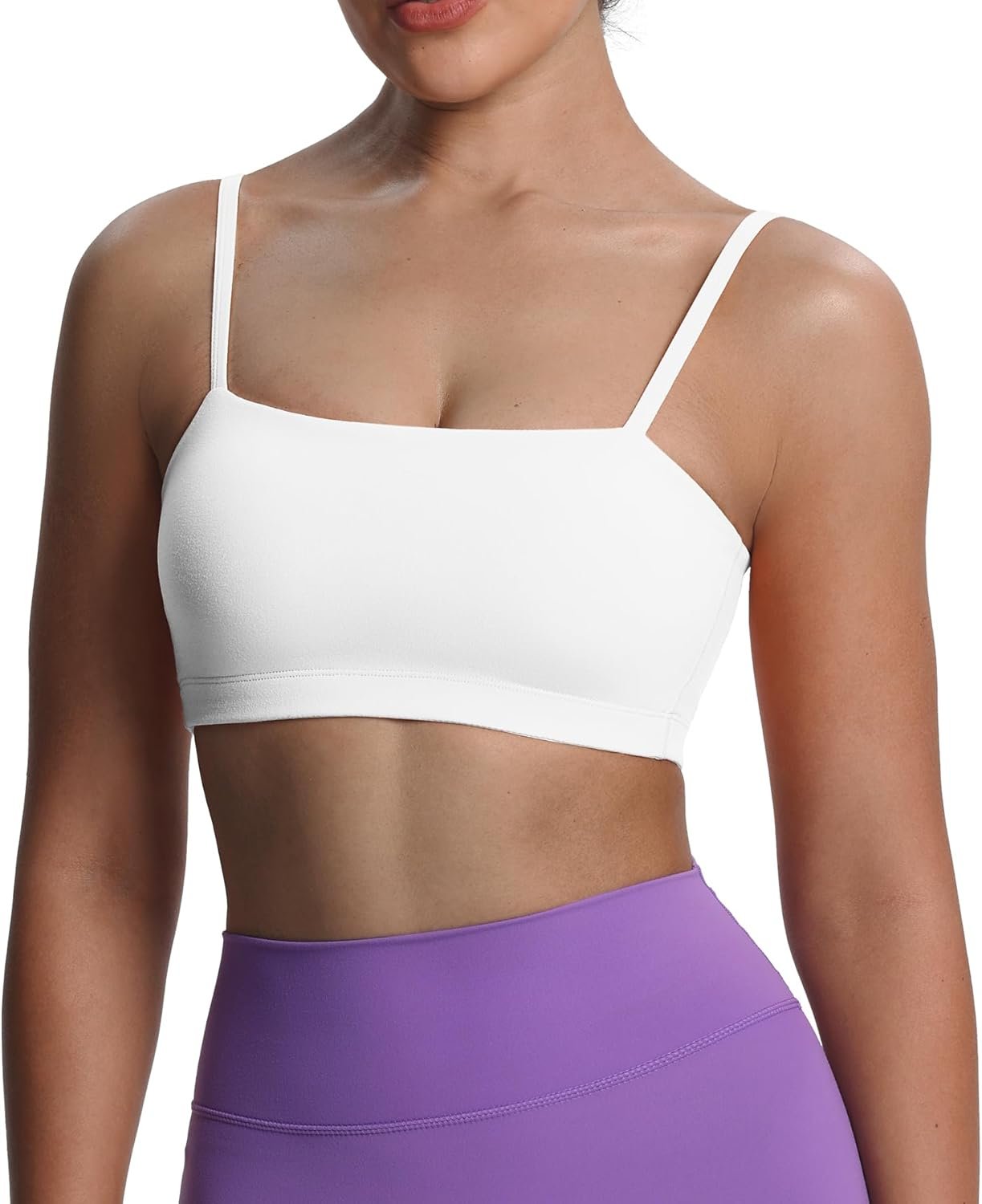 Aoxjox Women’s Workout Bandeau Bras Training Fitness Running Yoga Crop Tank