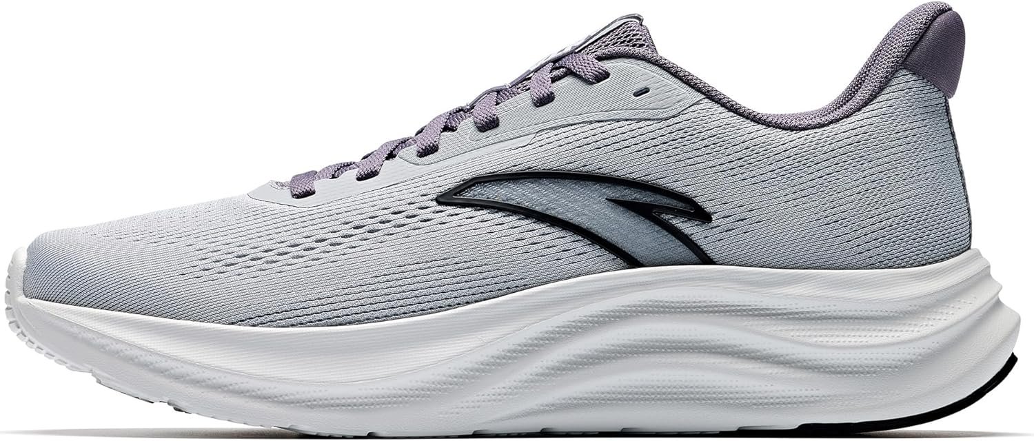 ANTA Men’s Running Shoes, Lightweight Cushioned Breathable Sneakers, Comfortable Trainers with Slip Resistant Outsole for Jogging, Walking and Daily Workout