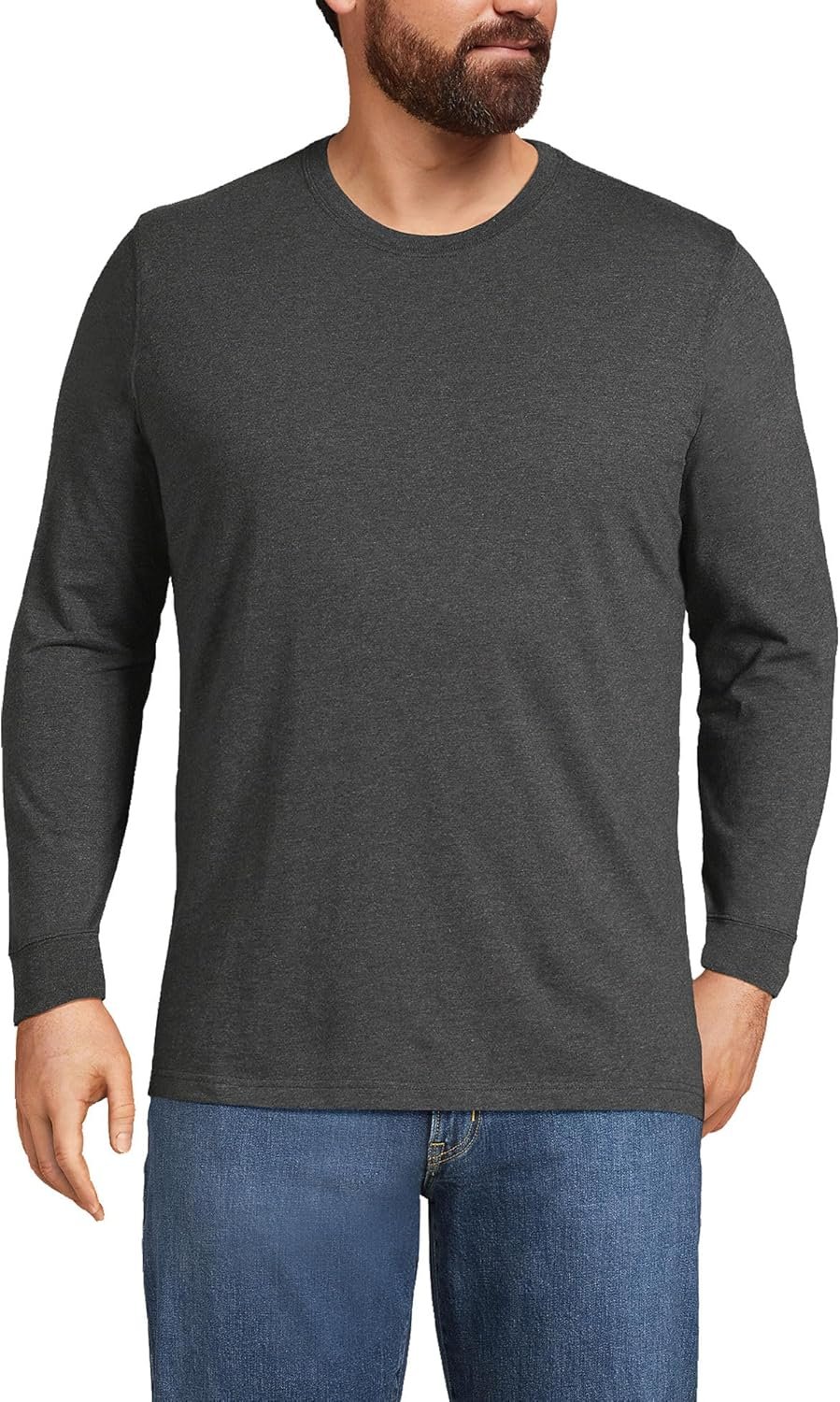 Lands’ End Men’s Super-T Long Sleeve T-Shirt