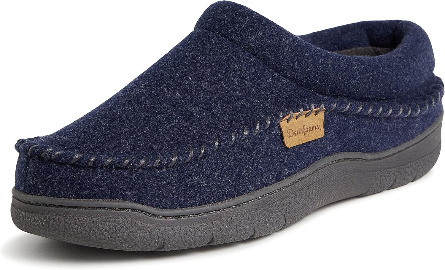 Dearfoams mens Thompson Memory Foam Clog SlipperSlipper